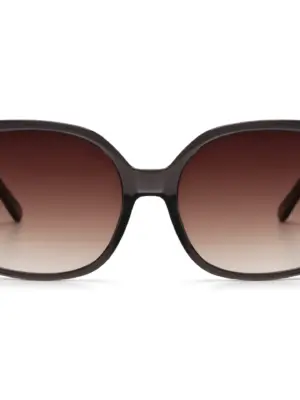 Ikki Fashion - Zonnebril Madeleine Transparant Grey/ Gradient Brown
