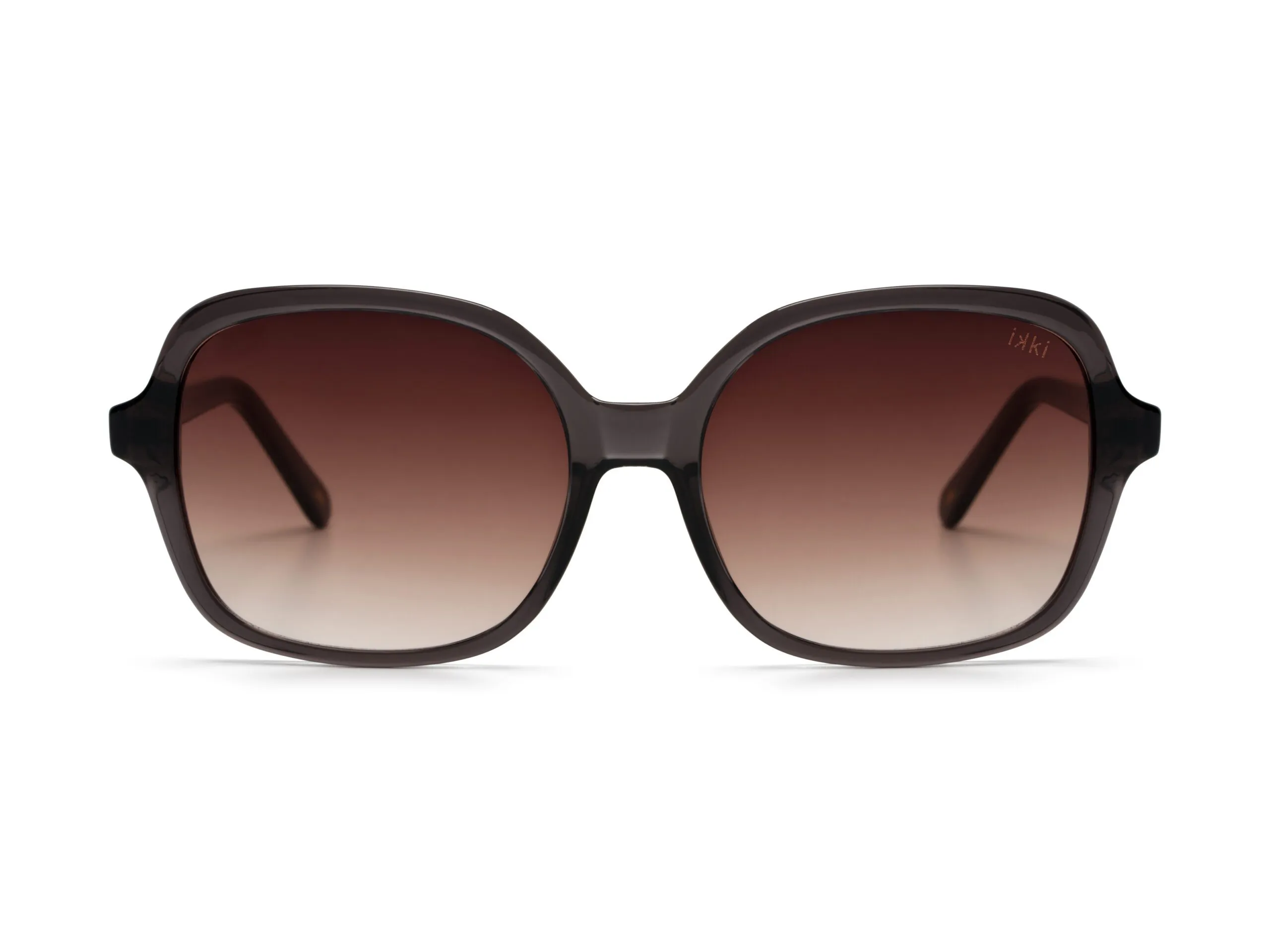 Ikki Fashion - Zonnebril Madeleine Transparant Grey/ Gradient Brown