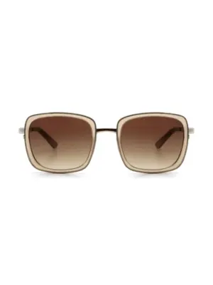 Ikki Fashion - Zonnebril Pearl Transparent Taupe/ Gradient Brown