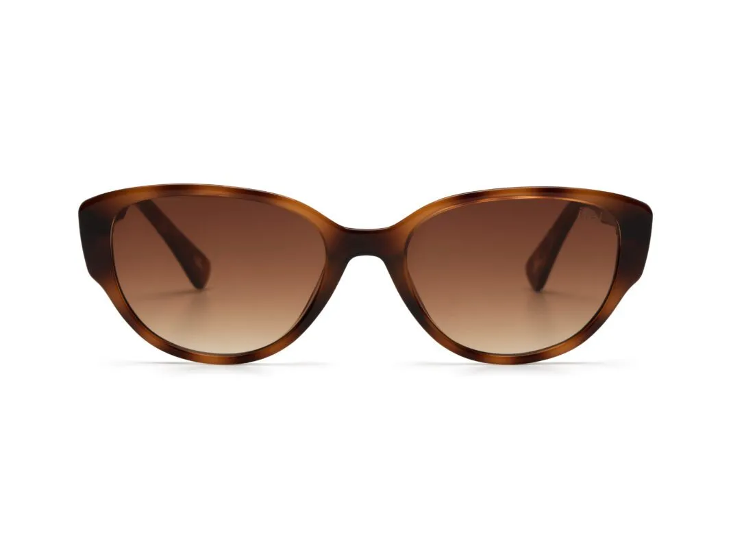 Ikki Fashion - Zonnebril Sky Flamed Brown/ Gradient Brown
