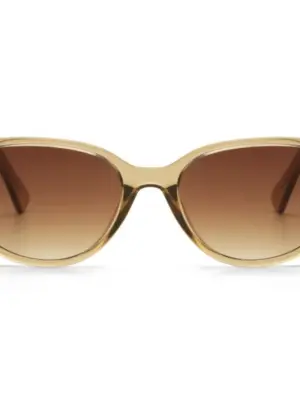 Ikki Fashion - Zonnebril Sky Transprarant Gold/ Gradient Brown