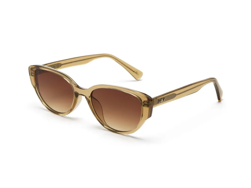 Ikki Fashion - Zonnebril Sky Transprarant Gold/ Gradient Brown