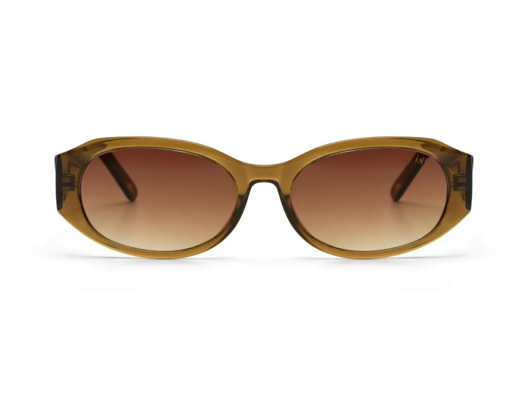 Ikki Fashion - Zonnebril Taunt Transparant Brown/ Gradient Brown