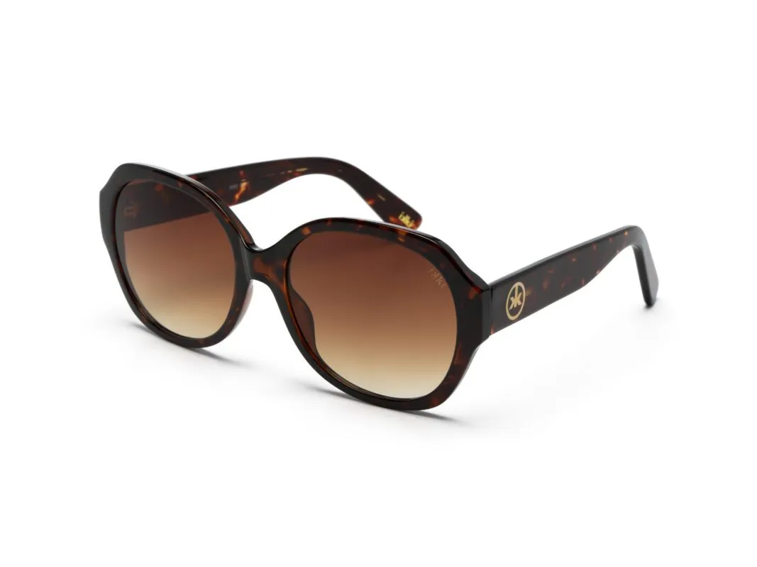 Ikki Fashion - Zonnebril Zena Dark Turtle / Gradient Brown
