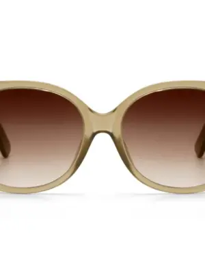 Ikki Fashion - Zonnebril Zena Transparant Taupe / Gradient Brown