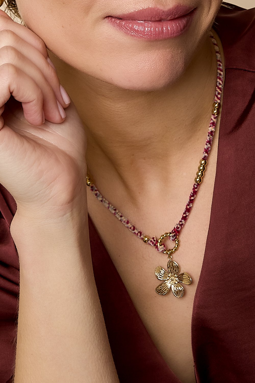 Ketting Barcelona - Rood - Afbeelding 3