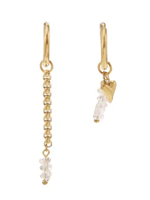 Rose en camellia oorbel - 3900043004959