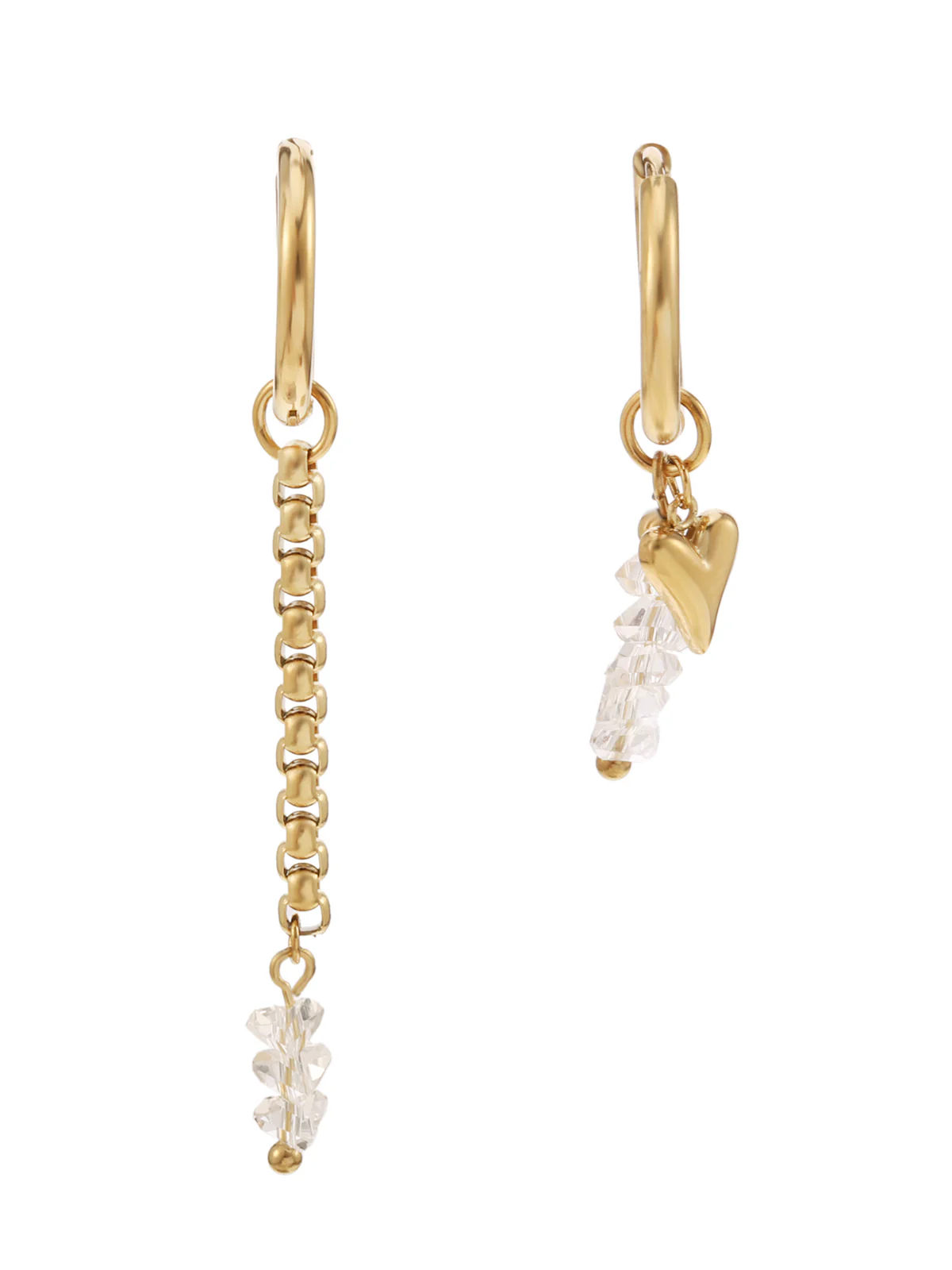 Rose en camellia oorbel - 3900043004959