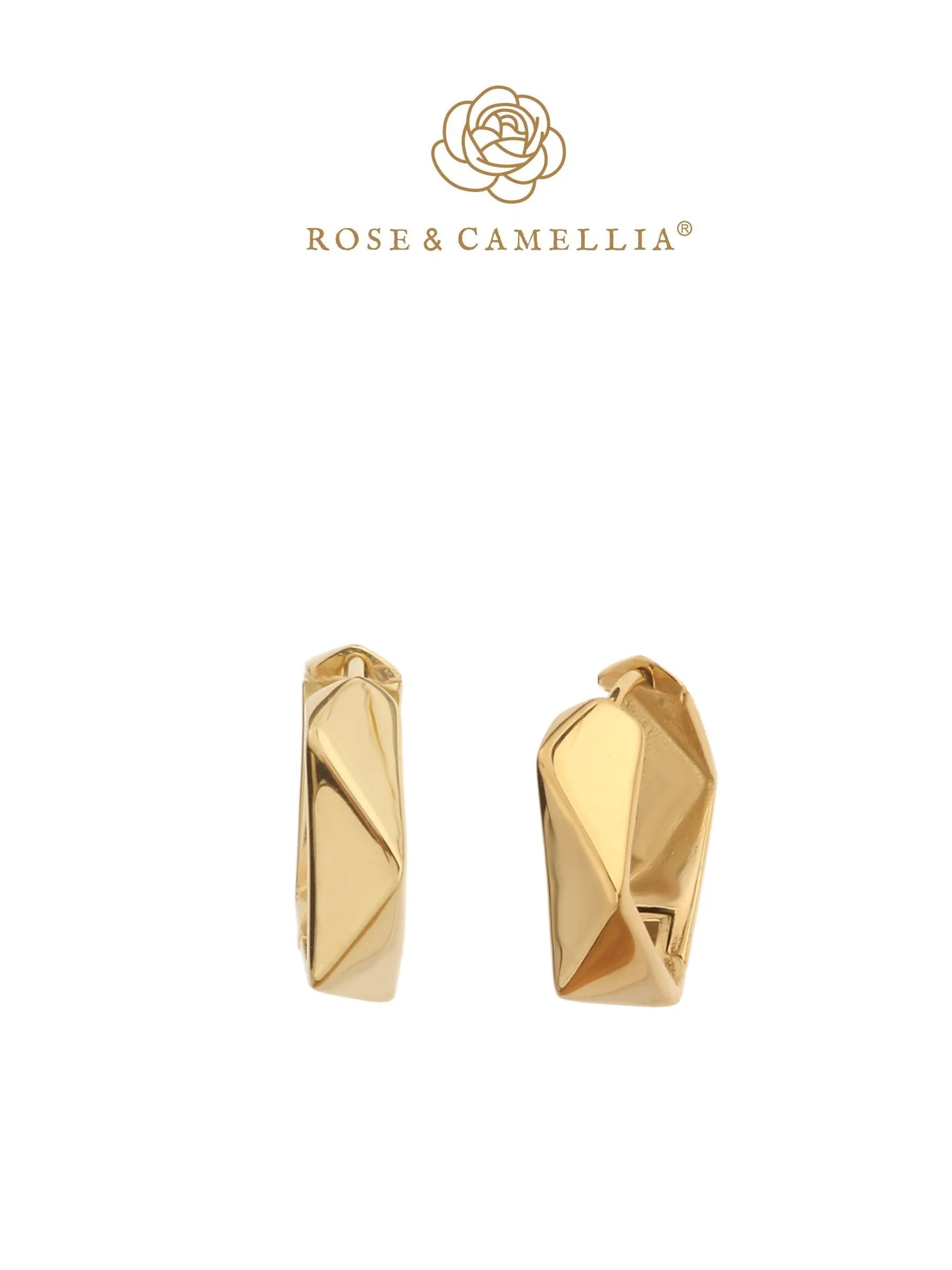rose en camellia oorbel - 3700030609996