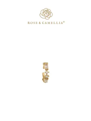 rose en camellia oorbel - 3700031106999