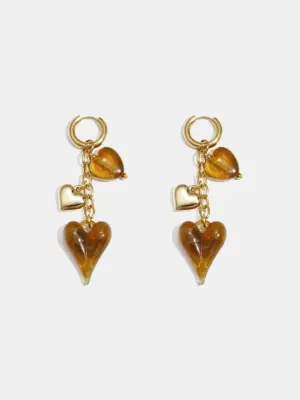Oorbel Elx - Bruin