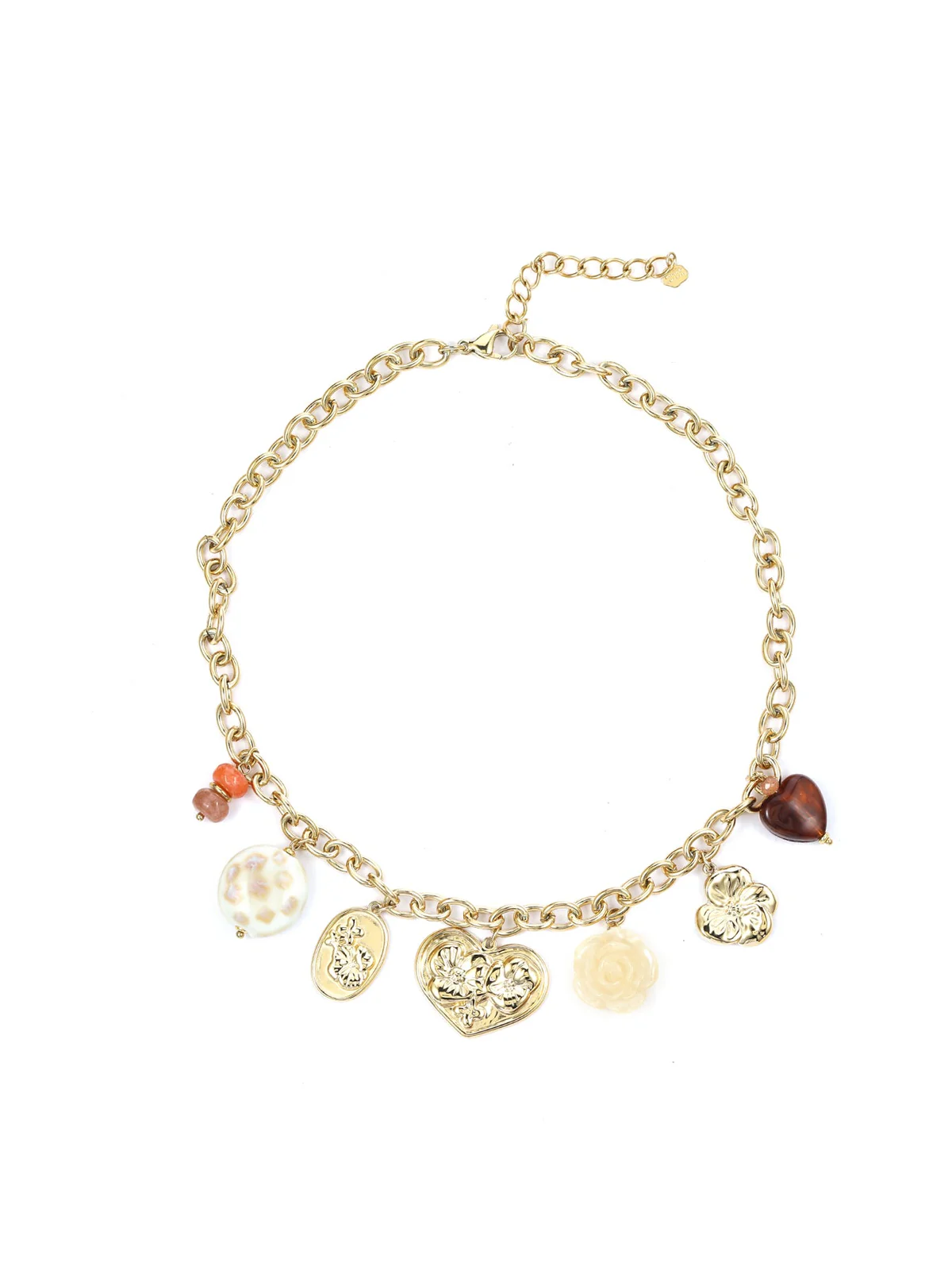 rose en camellia ketting 1110337716501