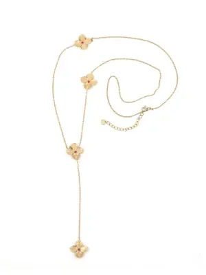 Rose en Camellia Ketting Solène