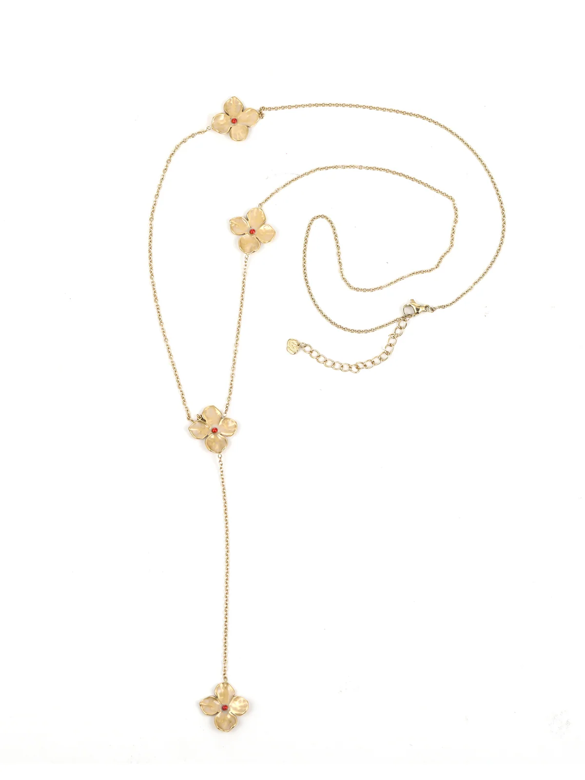Rose en Camellia Ketting Solène