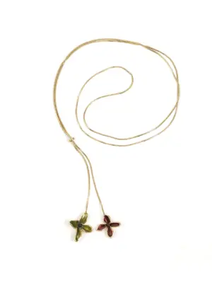 Rose en Camellia Ketting Lumi