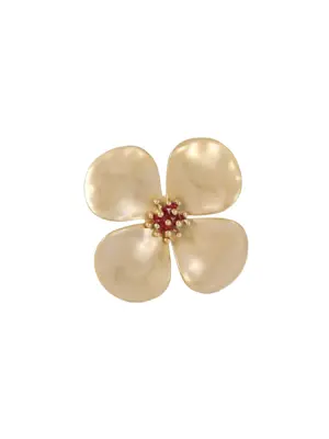 Rose en Camellia Broche Nerina