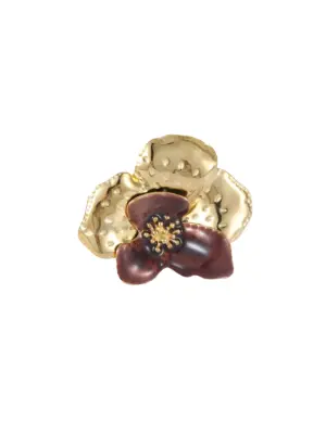 Rose en Camellia Broche Elowen